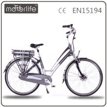 MOTORLIFE EN15194 2015 NOVO ESTILO 250 w 36 v 700c Unisex adultos bicicleta elétrica